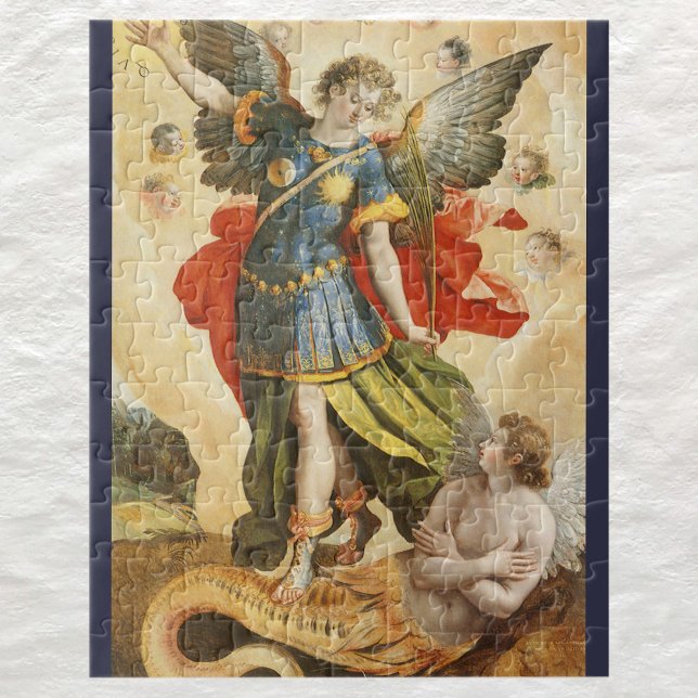 Vintag Religiös, Saint Michael Defeats Lucifer (Von Creator hochgeladen)