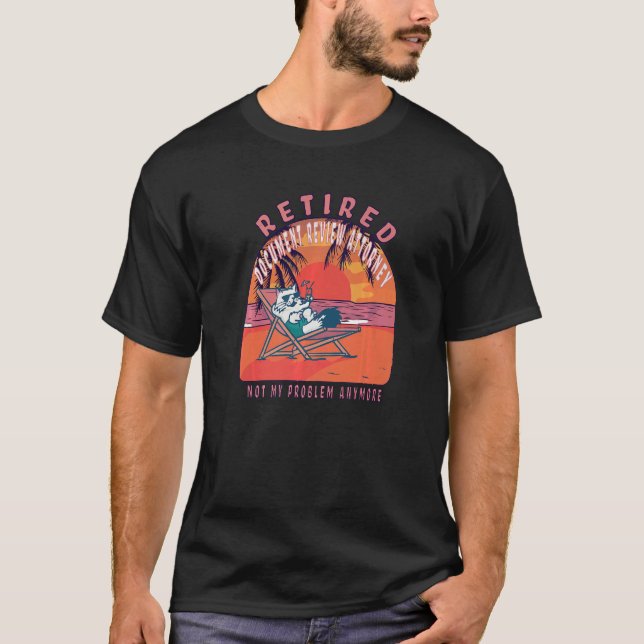 Vintag Retireme-Mitarbeiter für Dokumentenprüfung T-Shirt (Vorderseite)