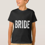 Vintag Retro Bride Bridal Junggeselinnen-Abschied  T-Shirt<br><div class="desc">Vintager Retro Bride Bridal Junggeselinnen-Abschied passend</div>