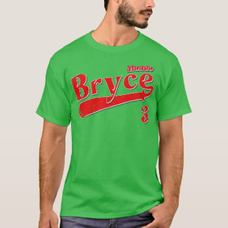 Vintag Retro Bryce Baseball Mondo T-Shirt