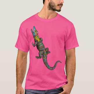 Vintag Retro Crocodile Gator Croc Alligator Hunte T-Shirt