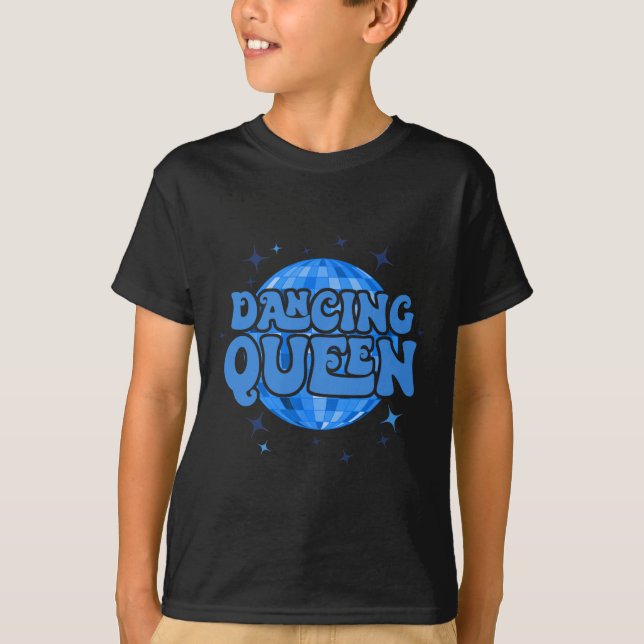 Vintag Retro Dancing Queens Junggeselinnen-Abschie T-Shirt (Vorderseite)