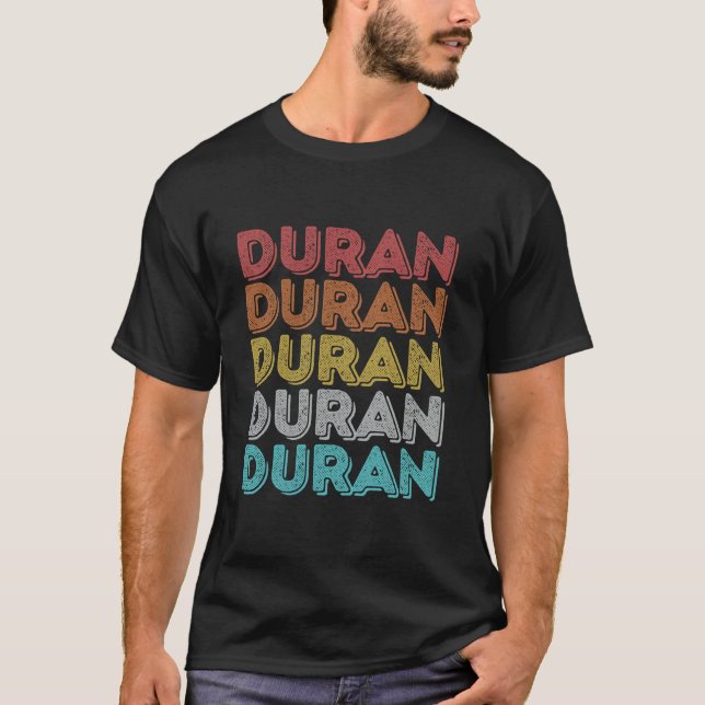 Vintag Retro Duran T Shirt (Vorderseite)