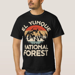 Vintag Retro El Yunque National Forest Puerto Ric T-Shirt
