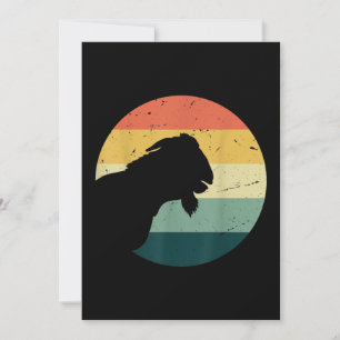 Vintag Retro Funny Animal Lover Goat Bauer Geschen Save The Date