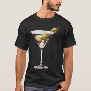 Vintag Retro Funny Filthy Martini Dirty Martini S T-Shirt