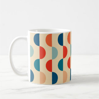 Vintag Retro Geometric Hippie Boho Funky Colorful Kaffeetasse