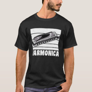Vintag Retro Harmonica 1 T-Shirt