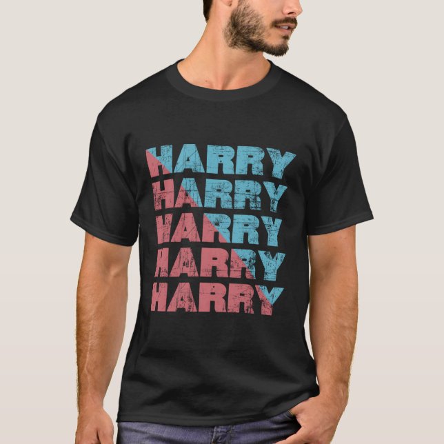 Vintag Retro Harry T-Shirt (Vorderseite)