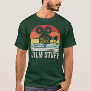 Vintag Retro I Film Stuff Shirt Filmmaker Geschenk