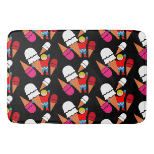 Vintag Retro Ice Badematte