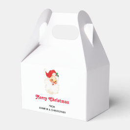 Vintag Retro Jolly Old Santa Claus Weihnachten Geschenkschachtel
