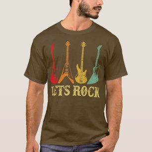 Vintag Retro Lasse Rock Rock'n'Roll Guitar1441 T-Shirt
