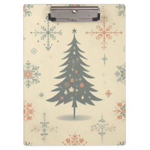 Vintag/Retro Moderne Weihnachten/Winter Klemmbrett