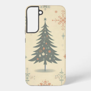 Vintag/Retro Moderne Weihnachten/Winter Samsung Galaxy Hülle