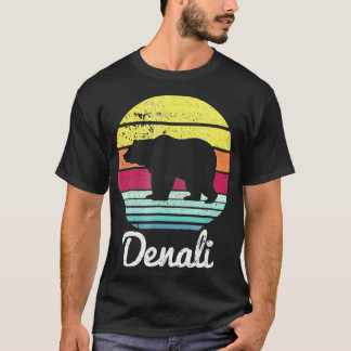 Vintag Retro Mount Denali Nationalpark Alaska sein T-Shirt