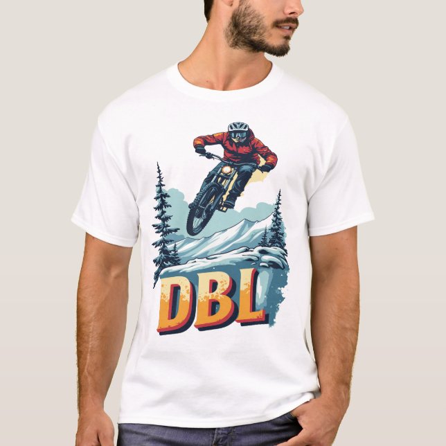 Vintag Retro Mountainbike T - Shirt (Vorderseite)