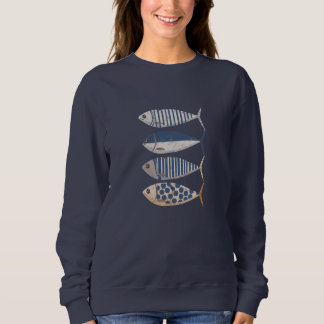Vintag Retro Not Sardine, Custom Fisherman Sweatshirt