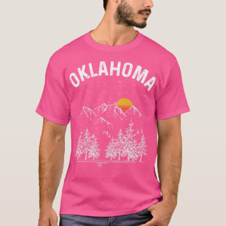 Vintag Retro Oklahoma Staat T-Shirt