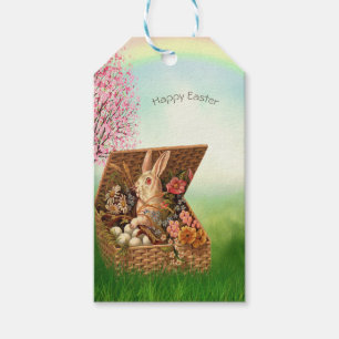 Vintag Retro Ostersonne Geschenkanhänger