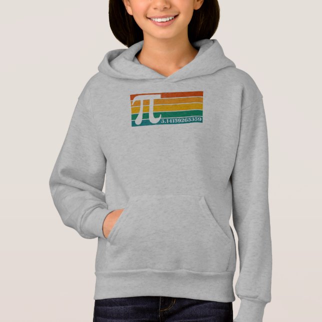 Vintag Retro Pi Hoodie (Vorderseite)