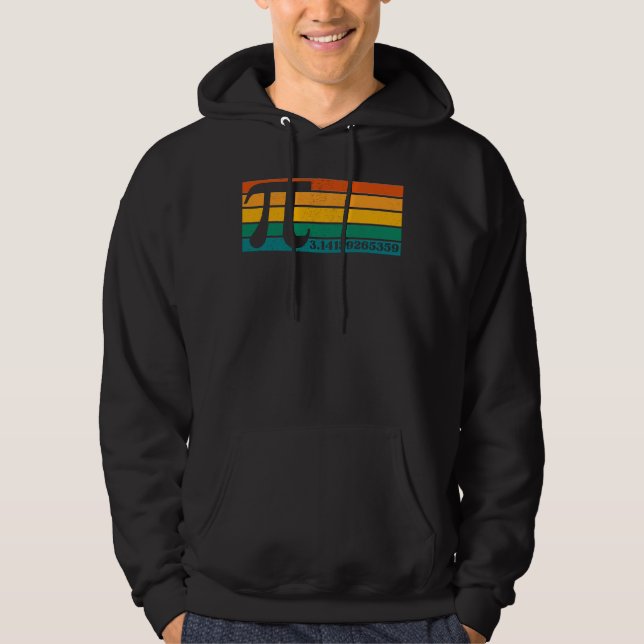 Vintag Retro Pi Hoodie (Vorderseite)