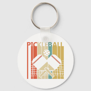 Vintag Retro Pickleball Schlüsselanhänger