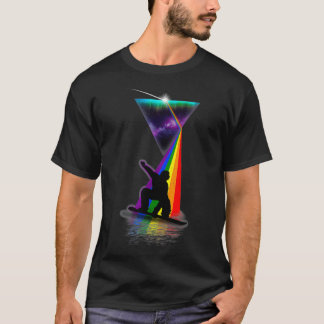 Vintag Retro Prism Snowboarden T-Shirt