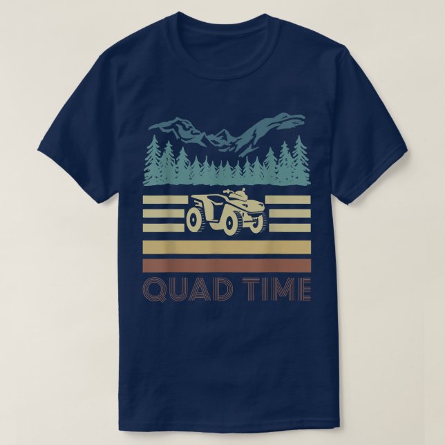 Vintag Retro Quad Time 1408 T-Shirt (Design vorne)