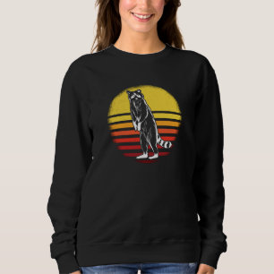 Vintag Retro-Raccoon Sweatshirt