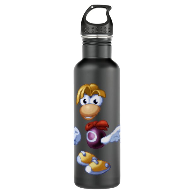 Vintag Retro Rayman Das Tal Edelstahlflasche (Vorderseite)