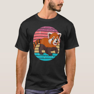 Vintag Retro Red Panda Fun Red Pandas Animal Gr T-Shirt