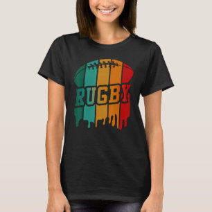 Vintag Retro Rugby Player Rugby Fan Rugby Coach T-Shirt
