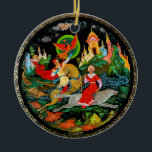Vintag Retro Russische Märchen Fantasy Colorful Keramik Ornament<br><div class="desc">Vintage Retro Russische Märchen Fantasy Fantasy farbige Zeichnungen. Perfekt als Geburtstagsgeschenk oder Weihnachtsgeschenk</div>