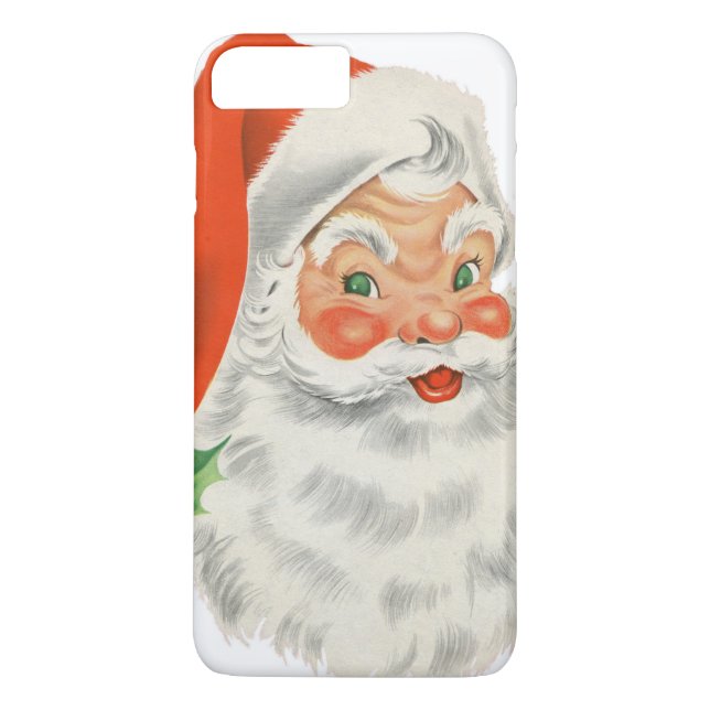 Vintag Retro Santa Claus Case-Mate iPhone Hülle (Rückseite)
