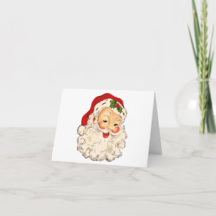 Vintag Retro Santa Clause Weihnachtskarte Karte