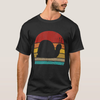 Vintag Retro Snail Sunset 70er 80er 90s Snail Part T-Shirt