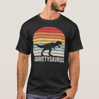 Vintag Retro Sobriety TRex Sobrietysaurus OM Sobe T-Shirt