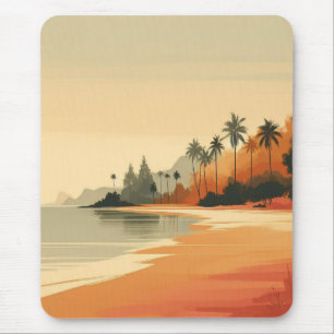 Vintag/Retro-Strand/tropisch Mousepad