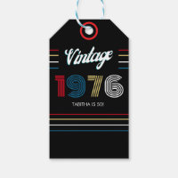 Vintag Retro Stripe 1976 50. Geburtstag oder Wiede