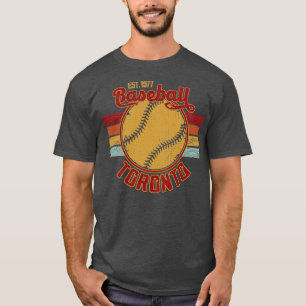 Vintag Retro Toronto Baseball Est 1977 Baseball L T-Shirt