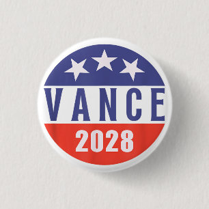 Vintag Retro Vance 2028 für die Präsidentenwahl Button