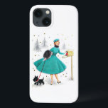 Vintag Retro Weihnachtsfrau mit Scotty Dog Case-Mate iPhone Hülle<br><div class="desc">Vintag Retro Weihnachtsfrau mit einem Scotty Hund. Dies wäre ein niedlicher Fall für Ihr Handy oder ein einmaliges Geschenk für einen Freund oder ein Familienmitglied während der Ferienzeit.</div>