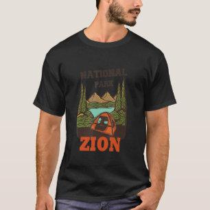 Vintag Retro Zion Nationalpark Utah 1 T-Shirt