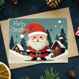 Vintag Retro Zwarf Weihnachten geklappt Weihnachte