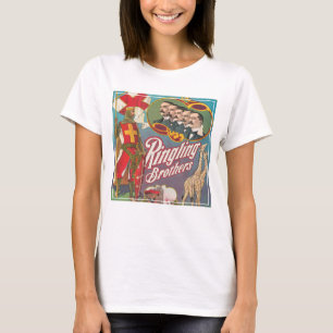 Vintag Ringling Brothers Circus Poster T-Shirt