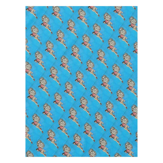 Vintag Rockabilly Fairy Tischdecke (Vorderseite)