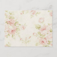 Vintag Rosa Blume Shabby Chic Floral