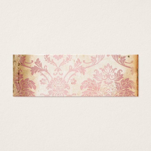 Vintag rosa Damask (Vorderseite)