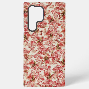 Vintag rosa Floral Samsung Galaxy Hülle